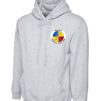 UC502 Heather Grey Classic Hoodie Thumbnail