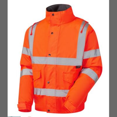 Supertouch Hi Vis Orange Standard Storm Bomber Jacket Thumbnail